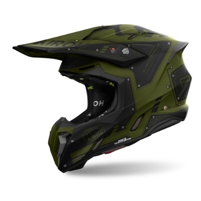 Airoh Twist 3 Military Matt MX Helmet
