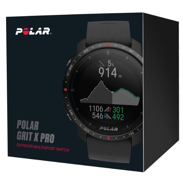 Polar Grit X Pro Watch - Black - M/L