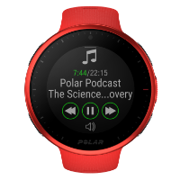Polar Vantage V2+HR Watch - Red