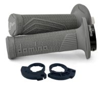 Domino D100 Grey D-Lock Grips W/Single Pull Pulley