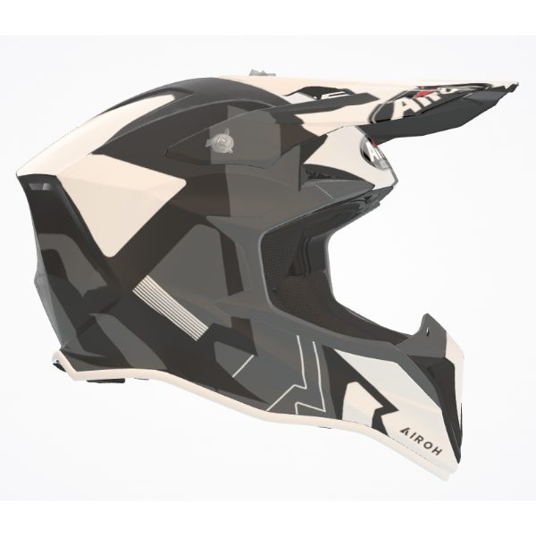 Airoh Wraap Raze Matt Black MX Helmet