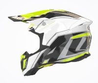Airoh Twist 2.0 Shaken Yellow Gloss MX Helmet
