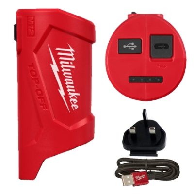 MILWAUKEE M12TC2-0 TRAVEL CHARGER KIT