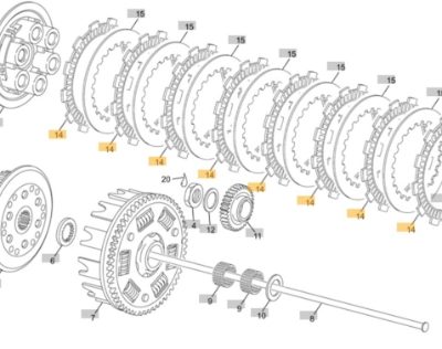 SHERCO SEF/SE FRICTION PLATES - Last 2 in basket