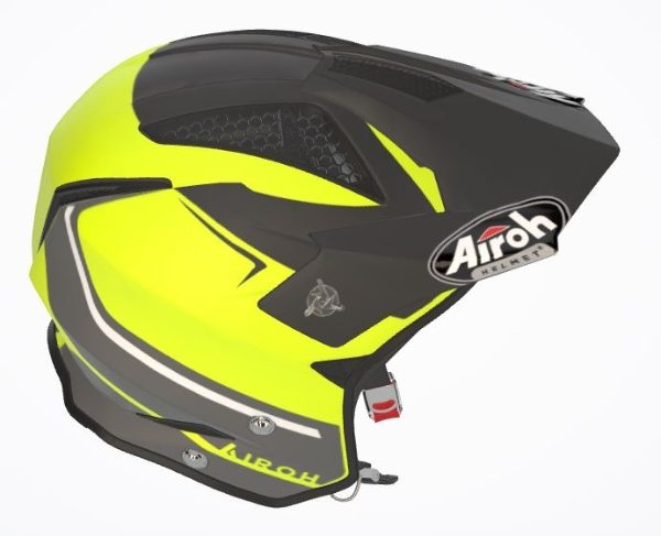Airoh TRRS Keen Matt Yellow Trials Helmet