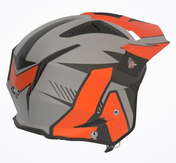 Airoh TRRS Pure Matt Orange Trials Helmet