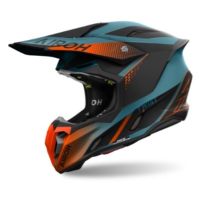 Airoh Twist 3 Shard Matt Orange MX Helmet