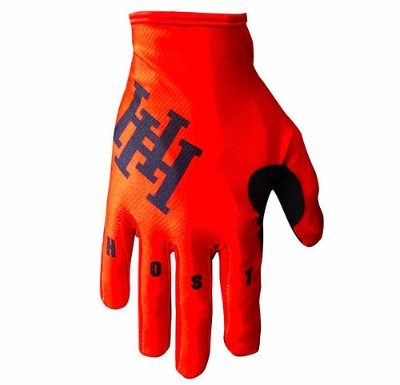 Hostile Red Strapless Series Gloves