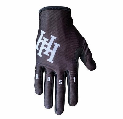 Hostile Black / White Strapless Series Gloves