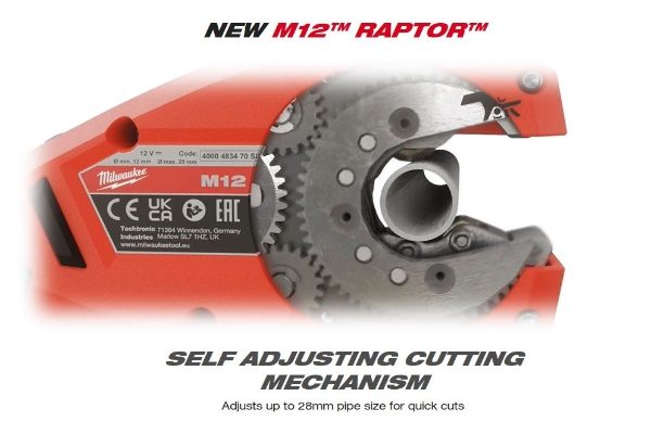 Milwaukee M12PCSS-0 Stainless Steel Pipe Cutter