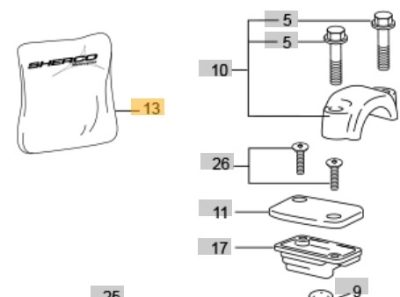 SHERCO END BREMBO F/B M/CYL. SEAL KIT