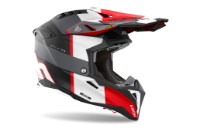 Airoh Aviator 3 Monach Grey/Red Matt MX Helmet