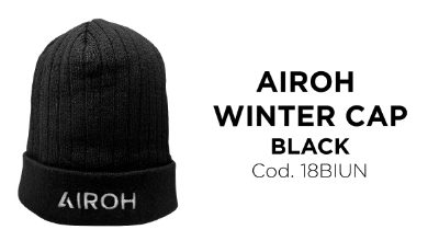 AIROH BLACK WOOLY HAT