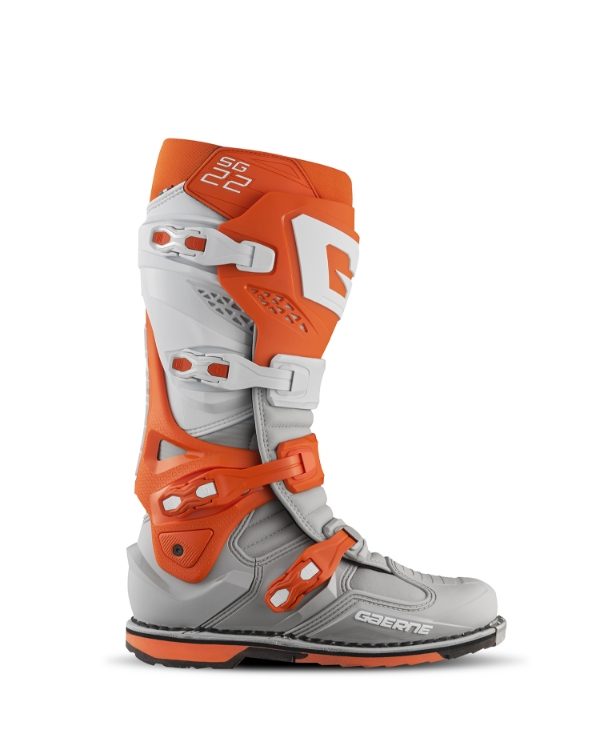 Gaerne SG.22 Orange/White/Grey MX Boots