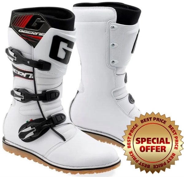 Gaerne Classic White Trials Boots