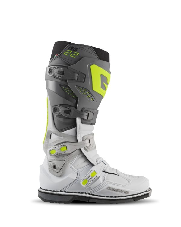 Gaerne SG.22 Anthractite?White/Grey MX Boots
