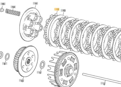 SHERCO 4.5i FRICTION PLATES - (9)