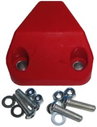 Chain pad Red _ screws