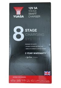 YUASA YCX5.0 12V 5A SMART BATTERY CHARGER 8