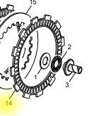 SHERCO END 2T ADLER CLUTCH - FRICTION PLATES X 8 NEEDED