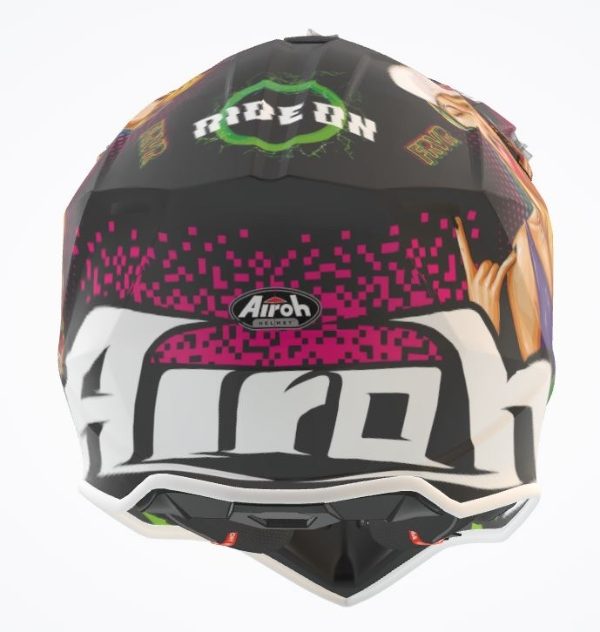 Airoh Wraap Youth Pin Up Matt MX Helmet