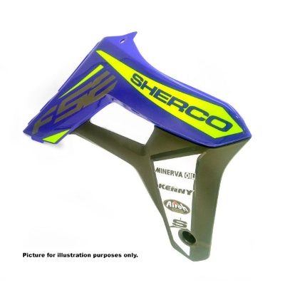 SHERCO RADIATOR SIDE PANEL - R - END FACTORY 2018