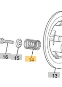 SHERCO 4.5i CLUTCH SPRING - (6)