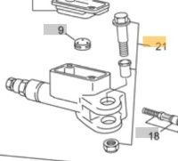 SHERCO END BREMBO BOLT KIT - LEVER