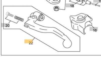 SHERCO 2012 ON ENDURO CLUTCH BLADE - BREMBO