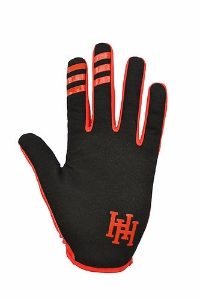 Hostile Red Strapless Series Gloves