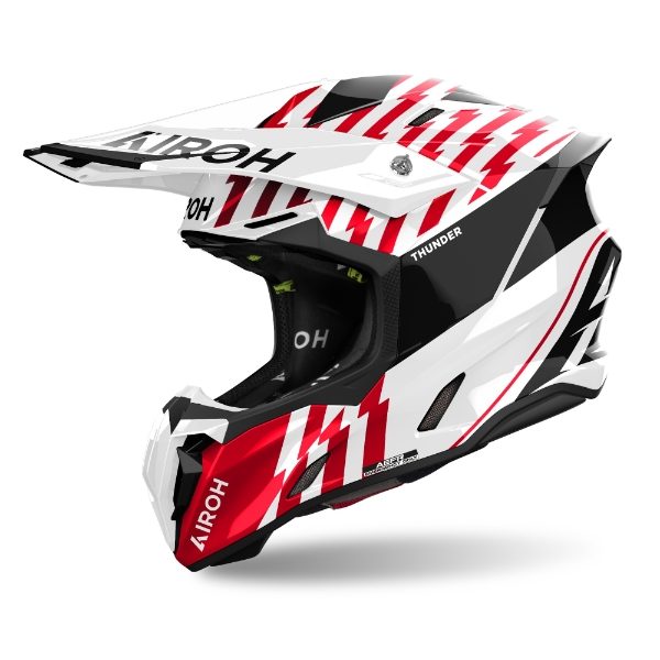 Airoh Twist 3 Thunder Red Gloss MX Helmet