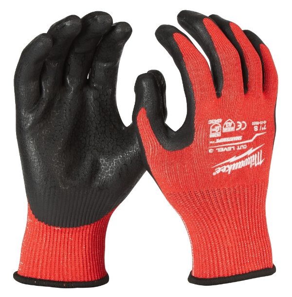 MILWAUKEE CUT LEVEL 3/C DIPPED GLOVES