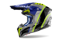 Airoh Aviator 3 Hima Blue Gloss MX Helmet