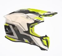 Airoh Twist 2.0 Shaken Yellow Gloss MX Helmet